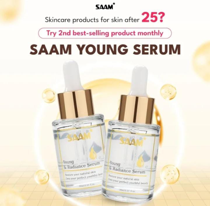 SAAM YOUNG SERUM FOR WITH 10% ARIGELINE & HYALURONIC ACID